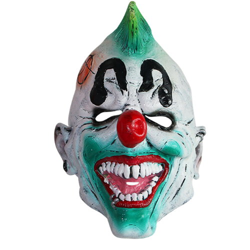Green Hair Clown Mask