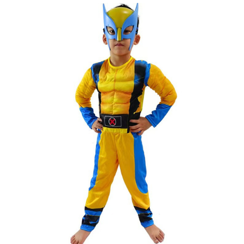 Kids Wolverine Cosplay Costume
