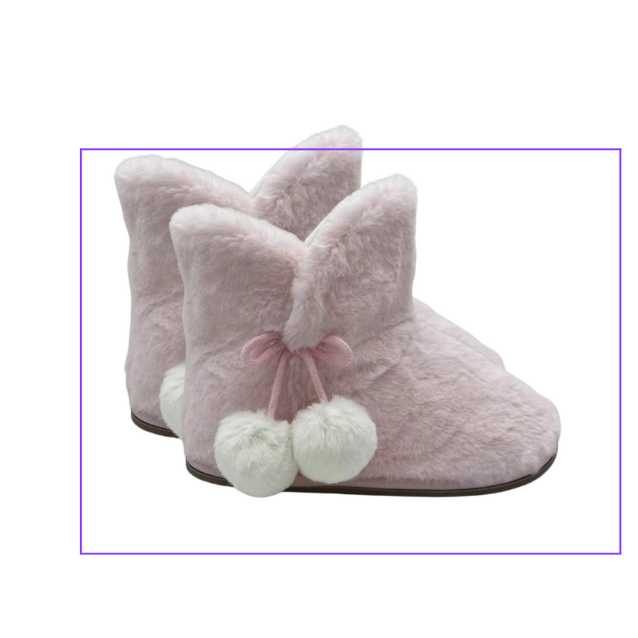 Pink Fluffy Boots