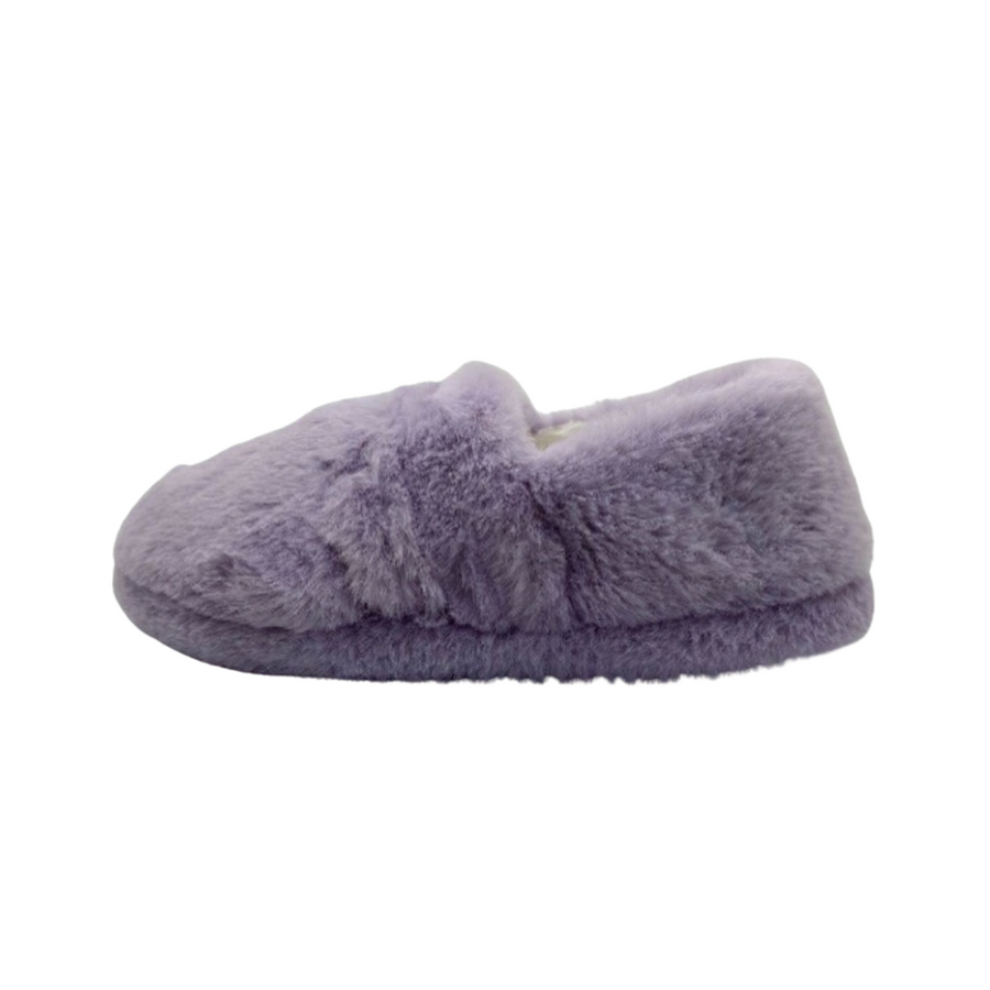 Purple Fluffy Slippers
