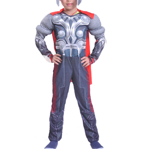 Kids Muscle Thor Cosplay Costume