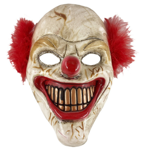 Red Hair Clown Mask