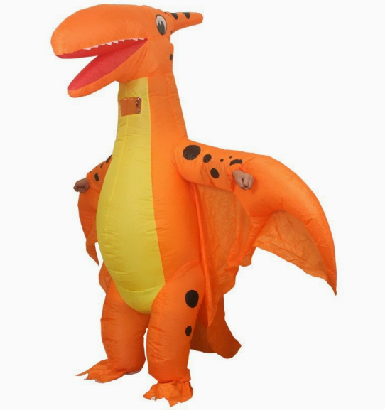 Yellow Pterodactyl Inflatable Costume