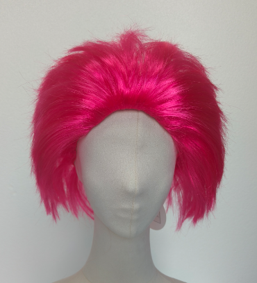 Hot Pink Spiky Short Cosplay Wig