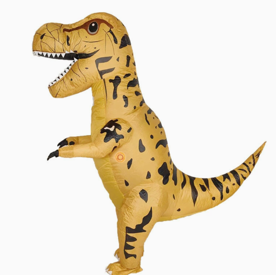 Cute Spotted T-Rex Inflatable Costume