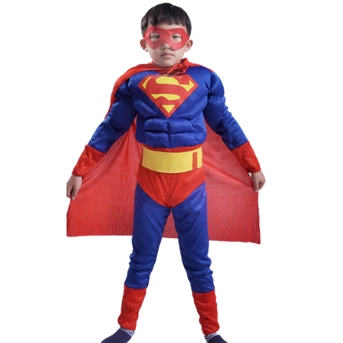 Kids Superman Cosplay Costume