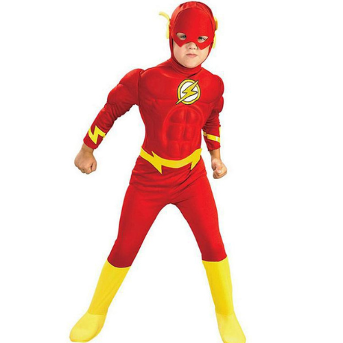 Kids The Flash Cosplay Costume