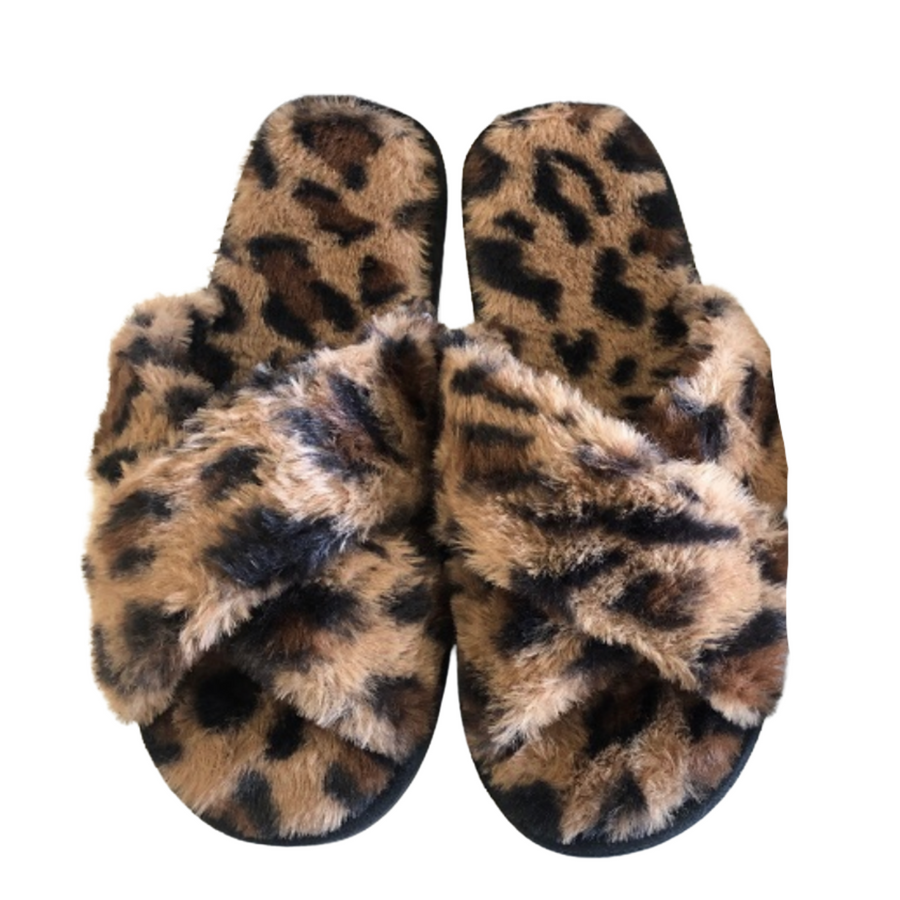 Leopard Slippers
