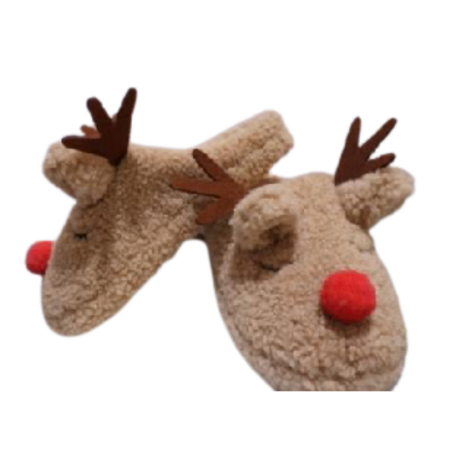 Rudolph the Christmas Reindeer Slippers