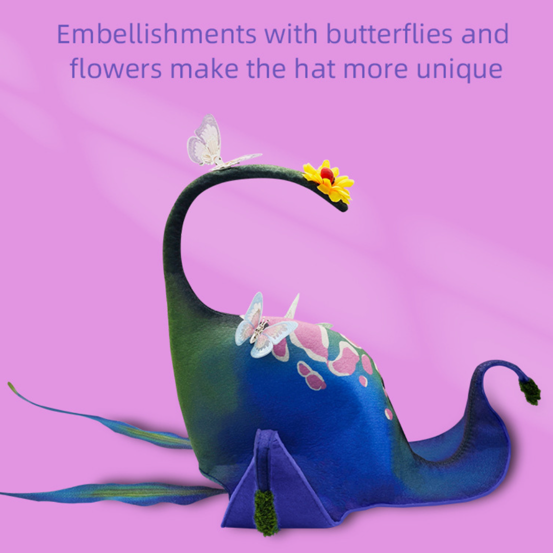Flower Witch Felt Hat
