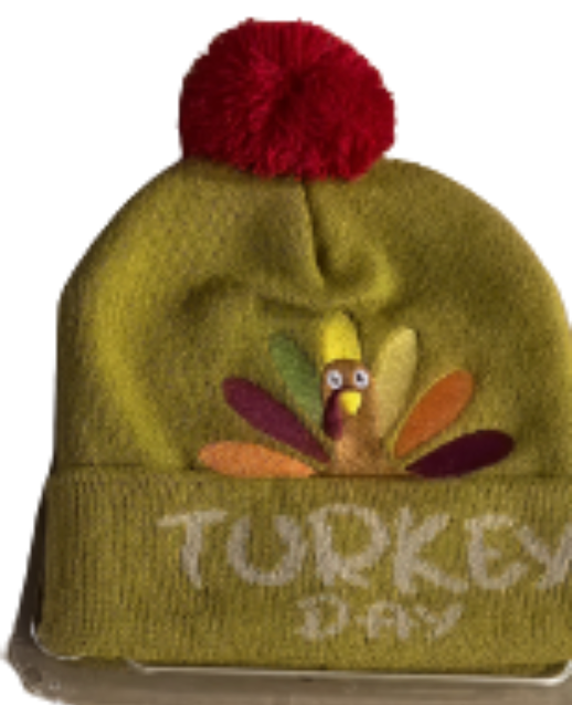 Knitted Cold Cap-Turkey-Thankgiving