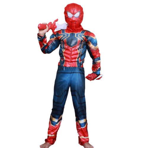 Kids Muscle Spider-Man Cosplay Costume