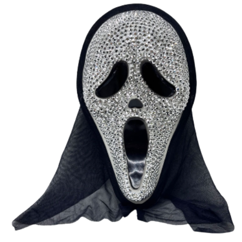Diamond-Encrusted Skull Mask