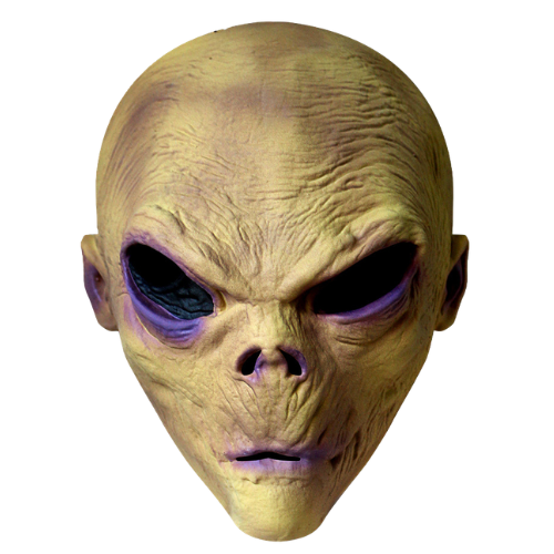 Halloween Yellow  Alien Mask