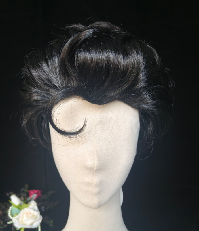 Black Classic Gentleman Style Wig