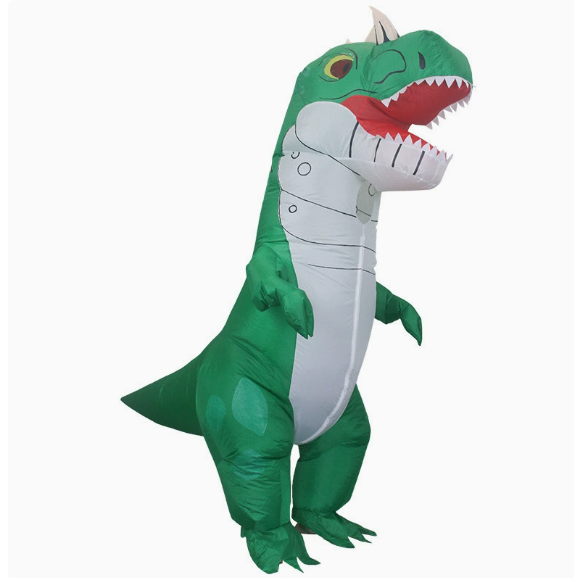Green Allosaurus Inflatable Costume