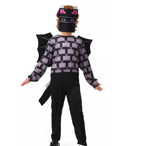 Kids Minecraft Ender Dragon Cosplay Costume