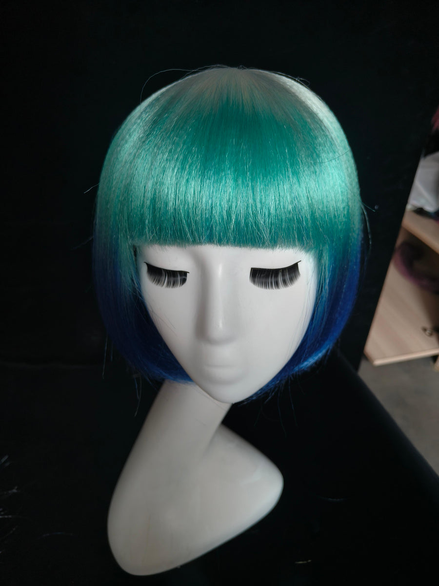 Mint Lake Blue & Dark Blue Bob Wig