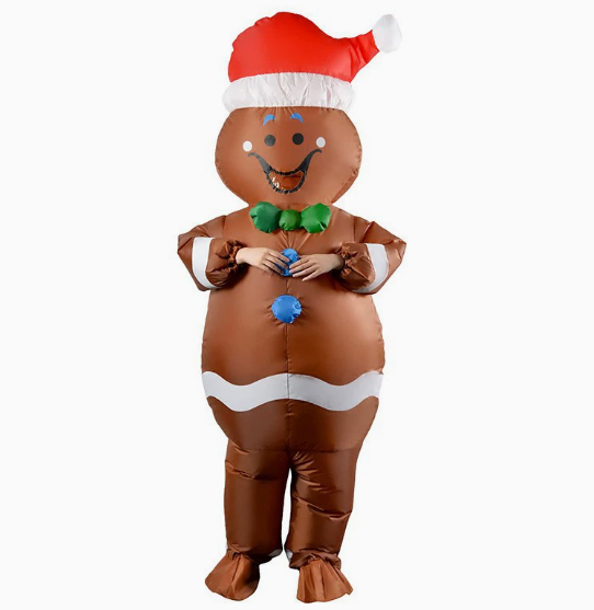 Gingerbread Man Inflatable Costume